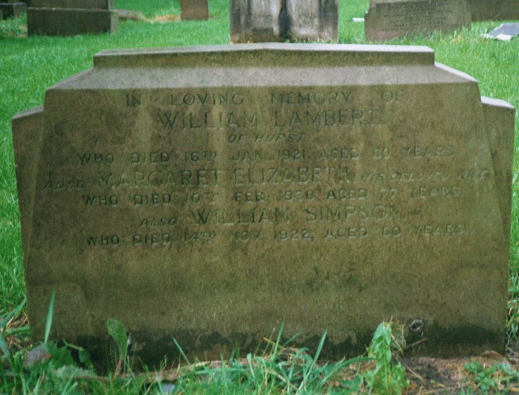 William Lambert's Grave