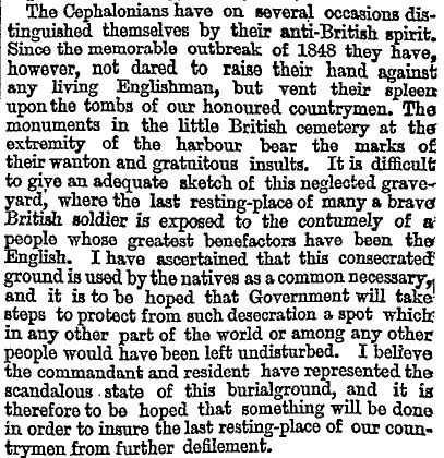 A cutting from The Times